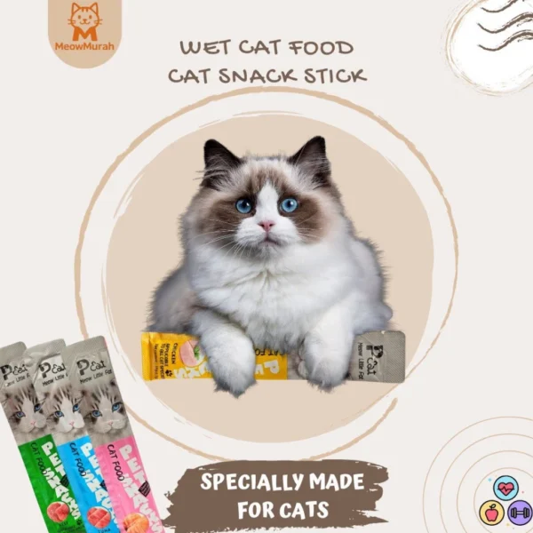 Cat Snack Cat Treat stick Chicken Tuna Salmon Beef |Jajan Kucing Snek Kucing 猫条