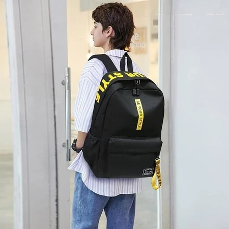 Trend Fashion Solid Canvas Comfortable Backpack