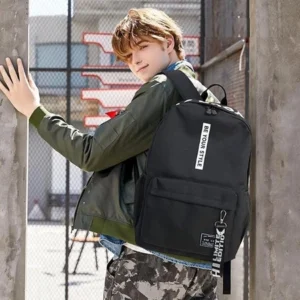 Trend Fashion Solid Canvas Comfortable Backpack