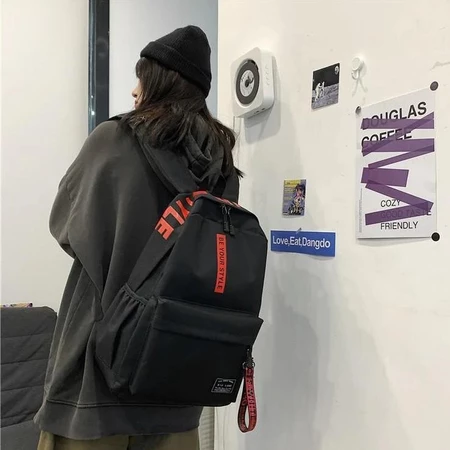 Trend Fashion Solid Canvas Comfortable Backpack