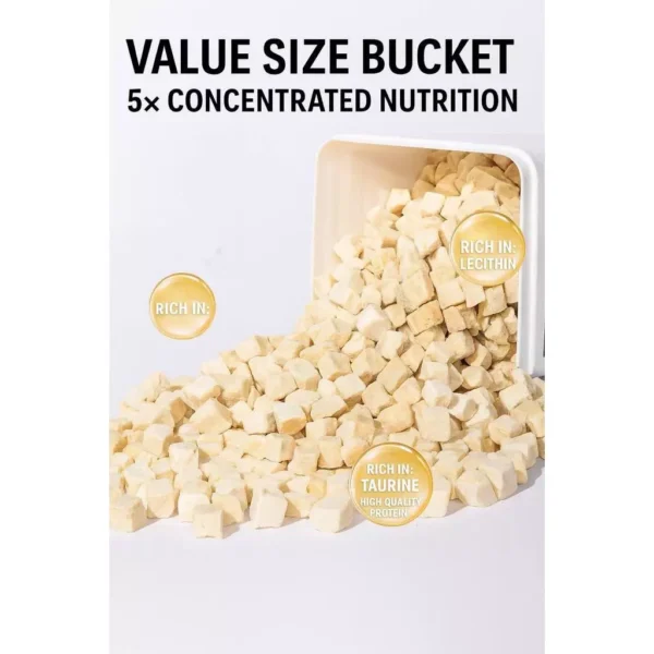 sg-11134201-822yj-mi8znhdmpczkb9 500g PET Booster Premium Freeze Dried Snack Pet Freeze Drying Makanan Kucing Gemok 鸡肉冻干 猫零食 猫冻干